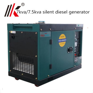 kleiner 7 kva Dieselgenerator kleiner schalldichter tragbarer Dieselgenerator 7000 Watt Indien-Preis